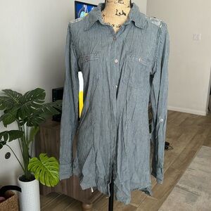 O’Neill Long Sleeve Blouse Button Down